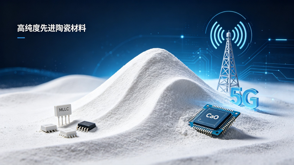 99.999% High-Purity Calcium Oxide in Advanced Ceramics: MLCC Reliability, PTC Stability, 5G/6G Microwave Dielectrics & CCTO