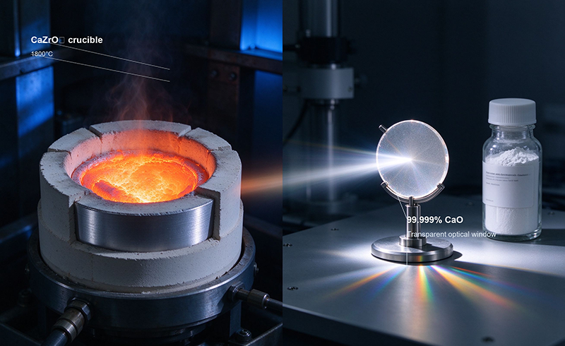99.999% High-Purity Calcium Oxide (Part II): From 1500°C Furnaces to Transparent Optical Windows